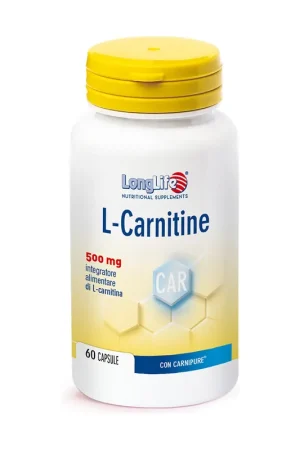 L Carnitine 60 capsules of 960mg Longlife Place Order