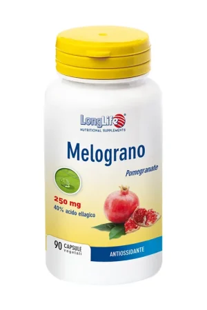 Best Seller Pomegranate 90 vegetable capsules of 550mg Longlife
