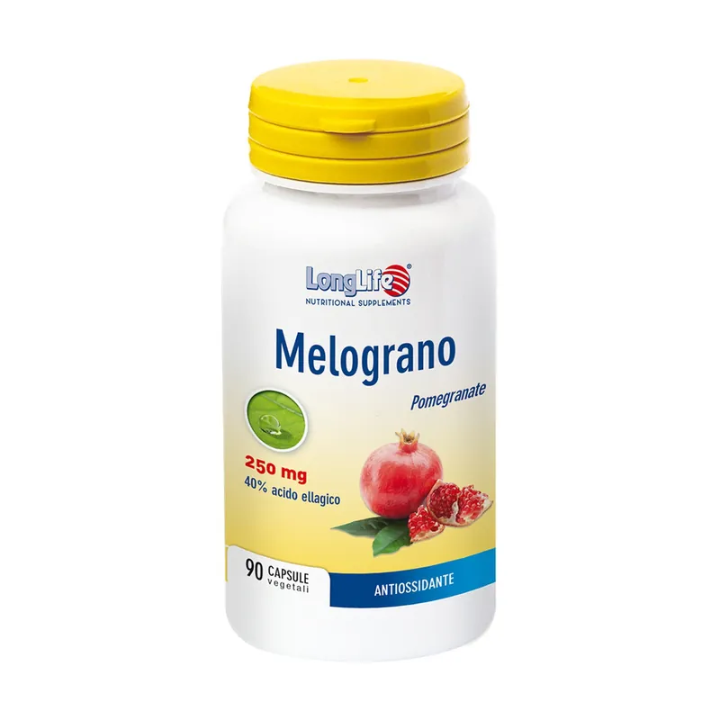 Best Seller Pomegranate 90 vegetable capsules of 550mg Longlife