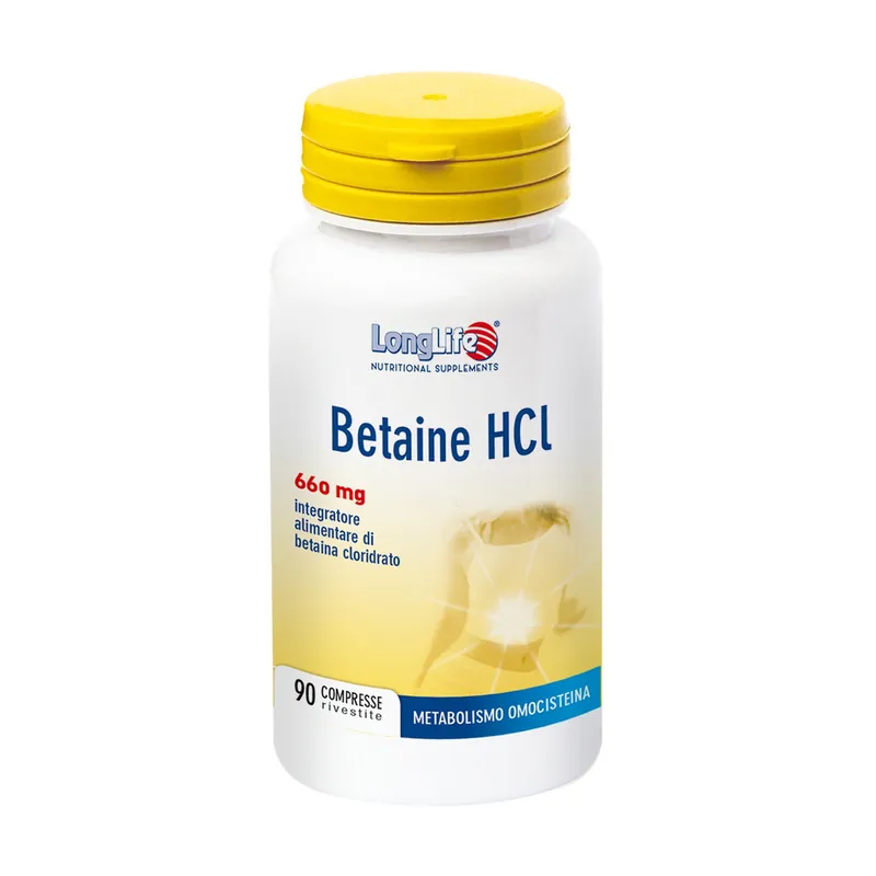 Betaine HCl 90 tablets Longlife Hassle-Free Returns