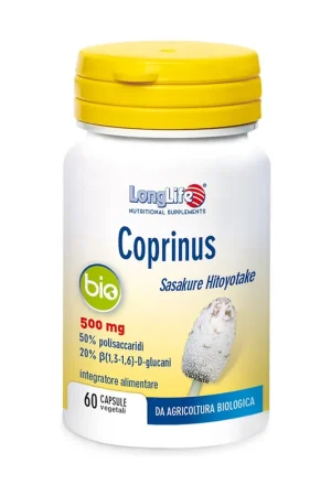 Coprinus Bio 60 vegetable capsules of 595mg Longlife Final Sale