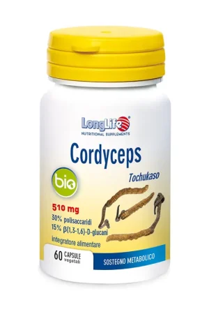 Bargain Cordyceps Bio 60 vegetable capsules of 595mg Longlife