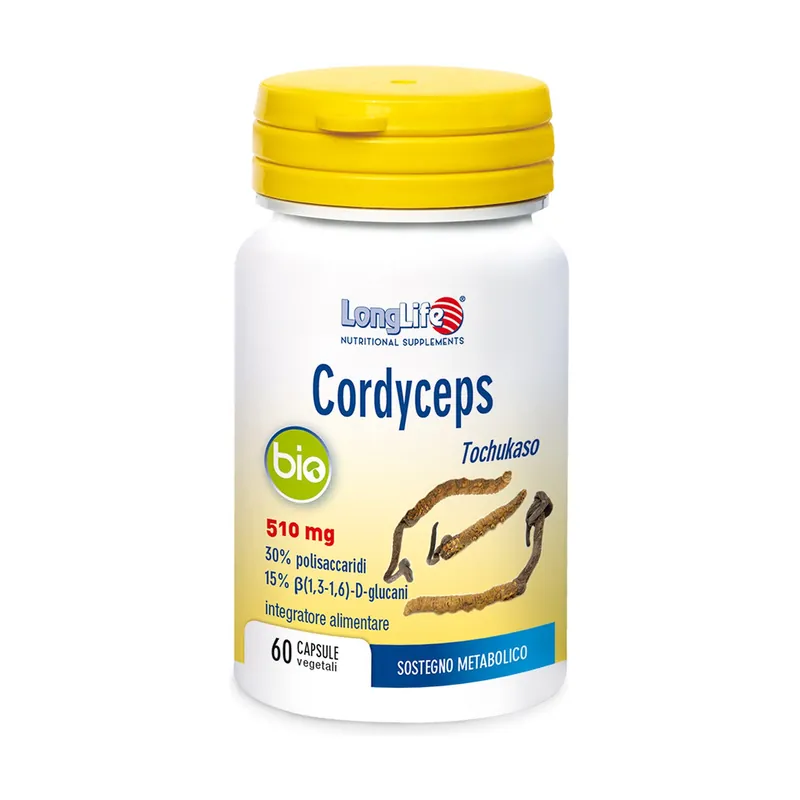 Bargain Cordyceps Bio 60 vegetable capsules of 595mg Longlife