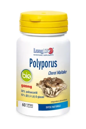 Polyporus Bio 60 vegetable capsules of 600mg Longlife Get Yours