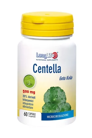 Buy Online Centella 60 vegetable capsules of 600mg Longlife