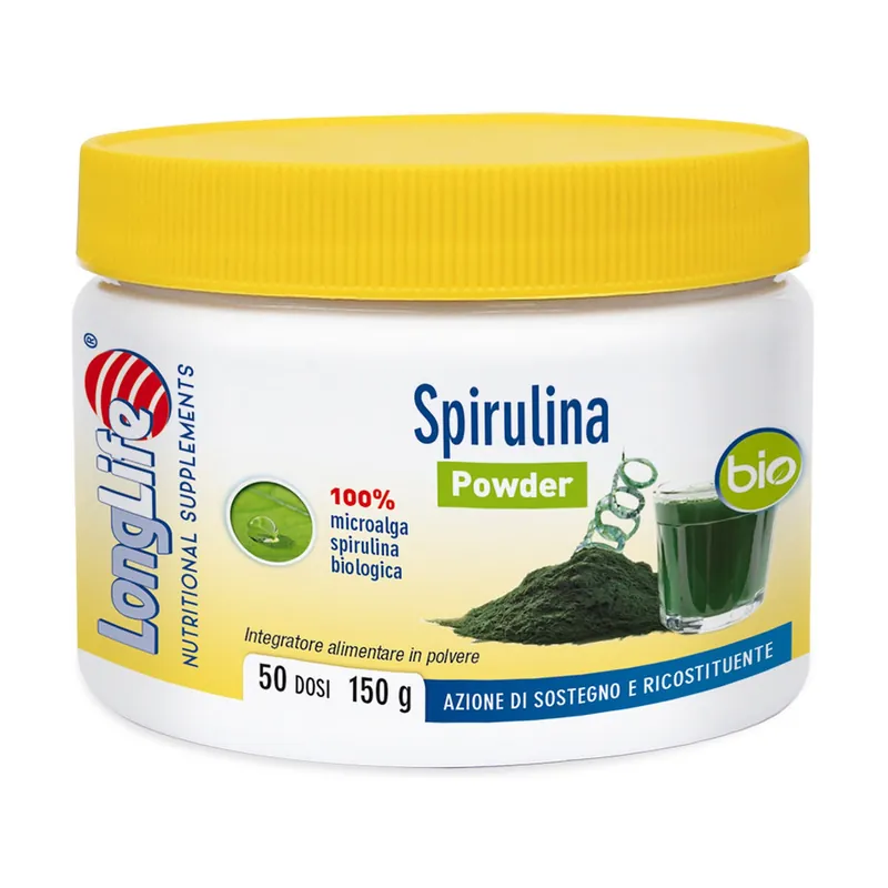 Spirulina Bio Powder 150 g of powder Longlife Buy Direct
