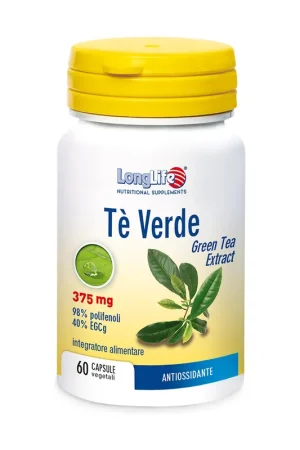 New Release Green tea 60 vegetable capsules of 600mg Longlife