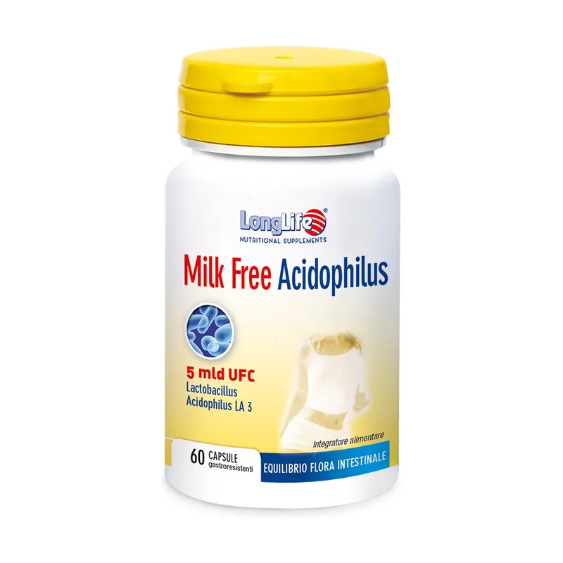 Milk Free Acidophilus 60 capsules Longlife Best Price