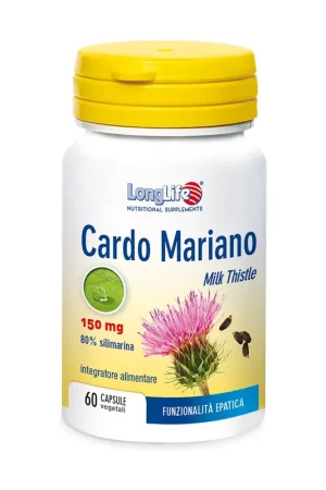 Milk thistle 60 vegetable capsules of 540mg Longlife Best Seller