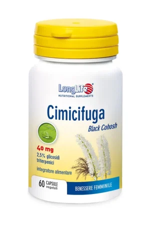 Black Cohosh 60 vegetable capsules of 450mg Longlife Instant Buy