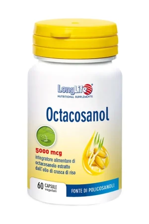 Octacosanol 60 capsules of 500mg Longlife Genuine