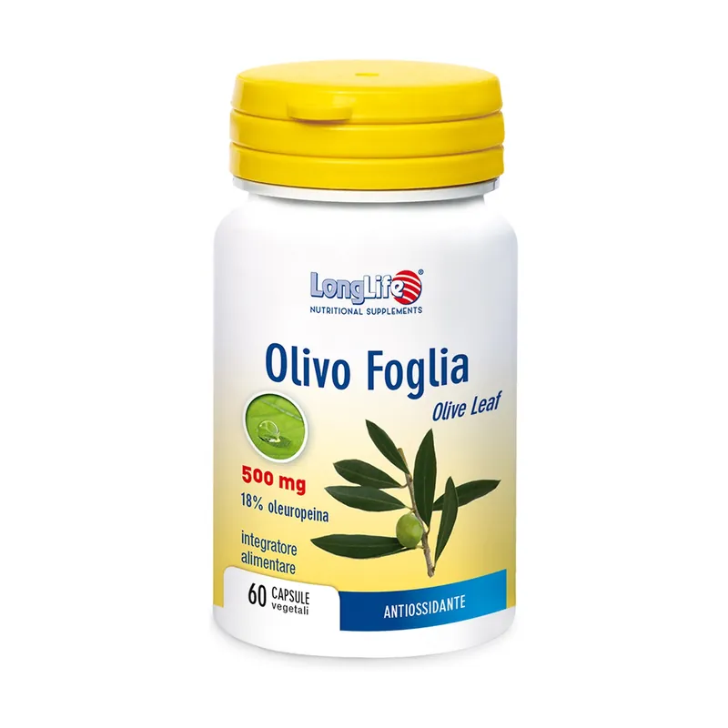 Seasonal Sale Olive leaf 500mg antioxidant 60 capsules of 600mg Longlife