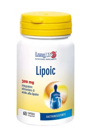 One Day Deal Lipoic 300mg Gestro-Resistant 60 tablets of 300mg Longlife