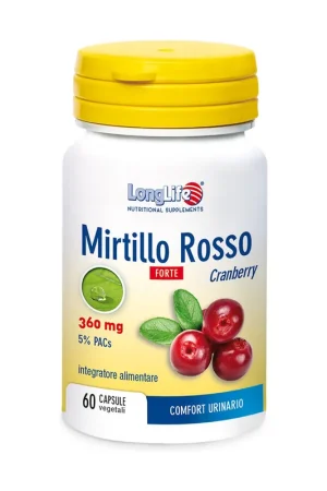 Special Discount Strong Cranberry 60 vegetable capsules of 600mg Longlife