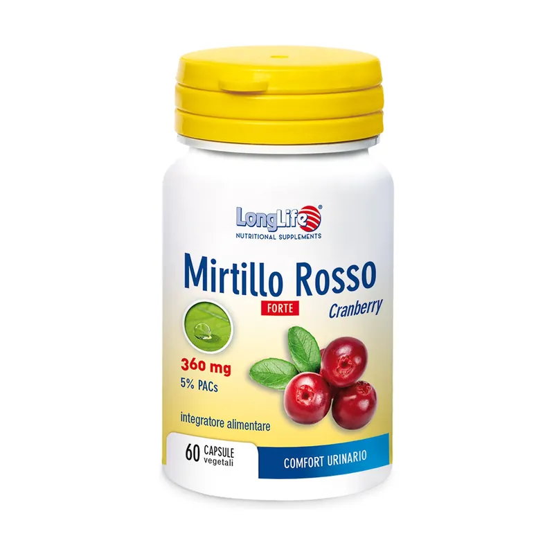 Special Discount Strong Cranberry 60 vegetable capsules of 600mg Longlife