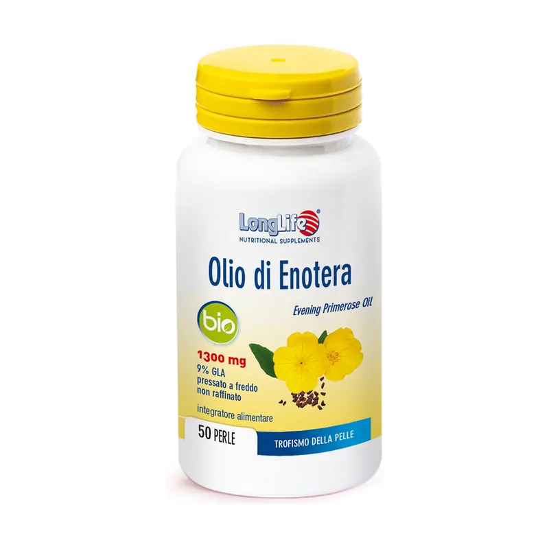 Discount Bio cutaneous trophism evening primrose oil 50 softgels of 1700mg Longlife