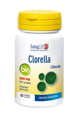 Organic chlorella 60 capsules Longlife Fast Shipping