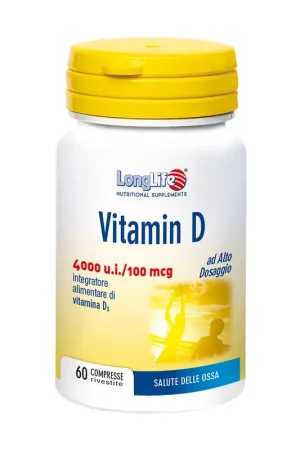 Discount Vitamin D 4000 IU 100mcg bone health 60 tablets Longlife