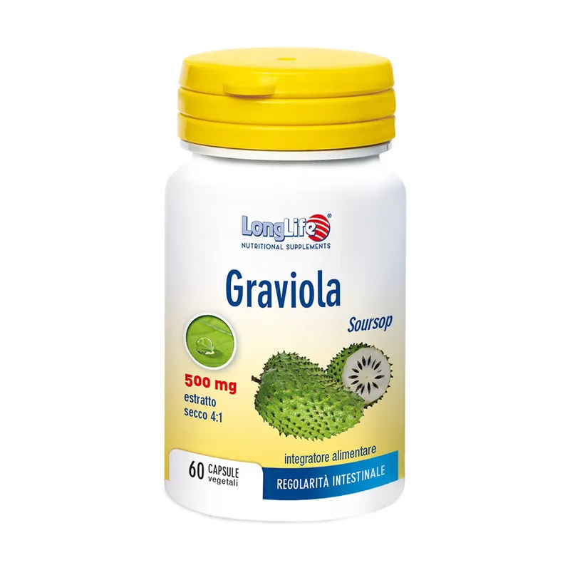 Crafted Graviola 60 vegetable capsules of 600mg Longlife