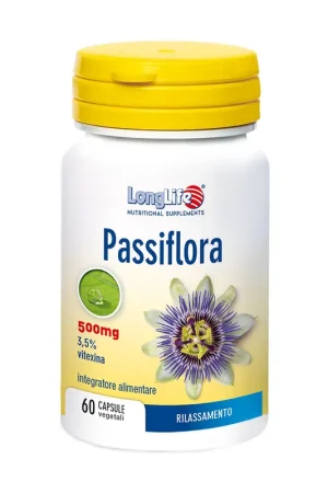 Affordable passionflower 60 vegetable capsules of 600mg Longlife
