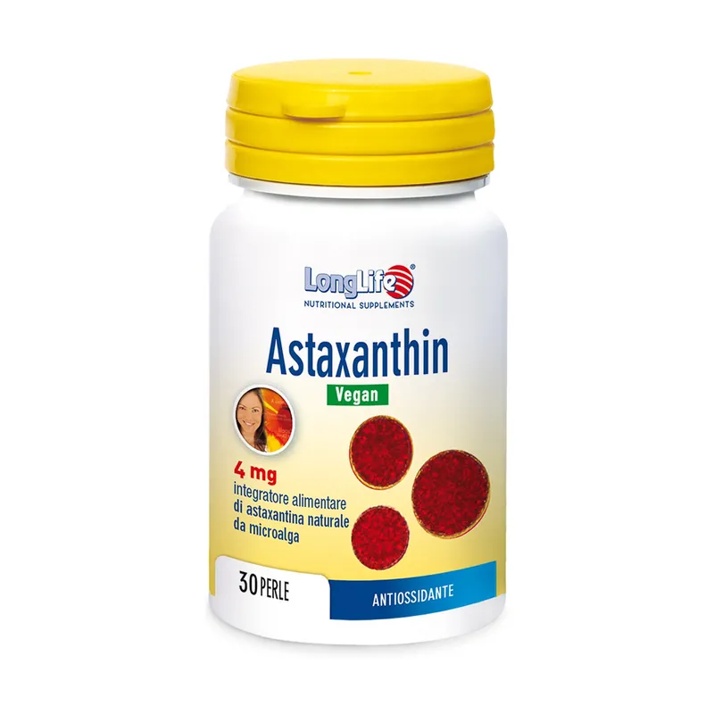 Shop Now Astaxanthin Vegan 30 softgels of 800mg Longlife