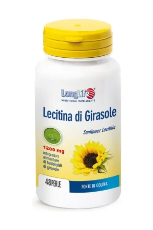 Sunflower Lecithin 48 softgels of 1800mg Longlife Mega Sale