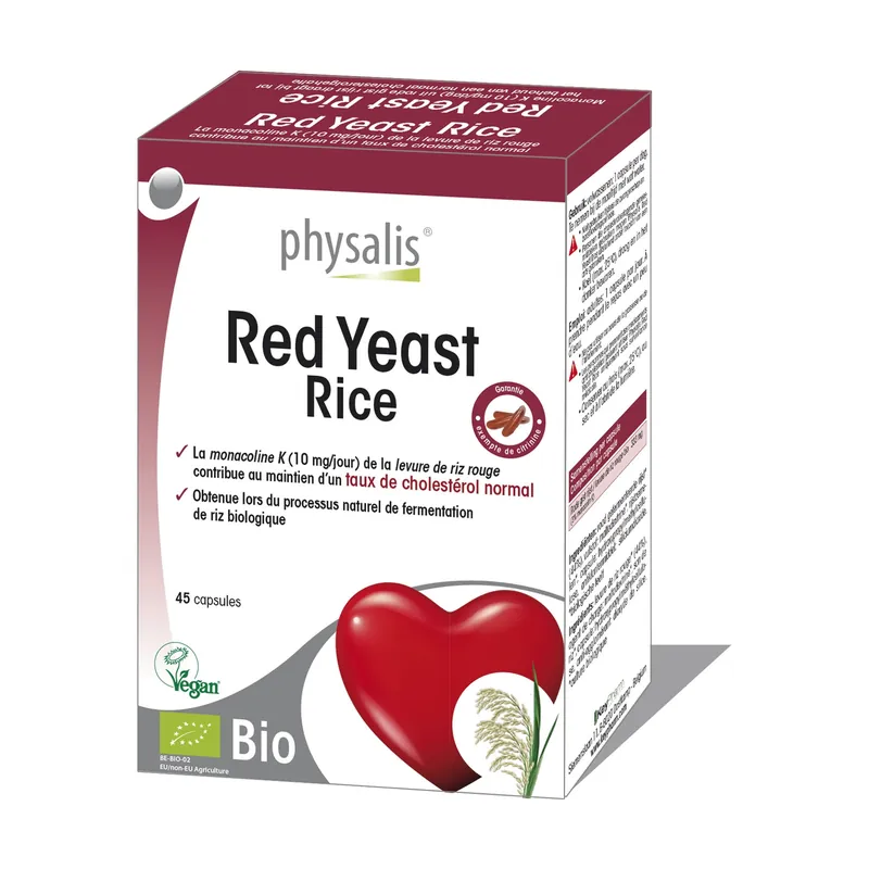 Red Yeast Rice 45 capsules Physalis Express Delivery