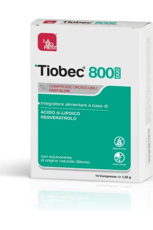 In Demand Tiobec 800 Duo Orosolubili Fast Slow 14 tablets of 1.35g Laborest