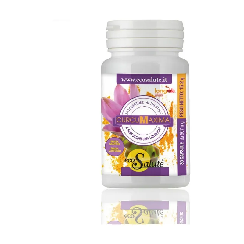 Brand New CurcuMaxima 30 capsules of 507mg Ecosalute