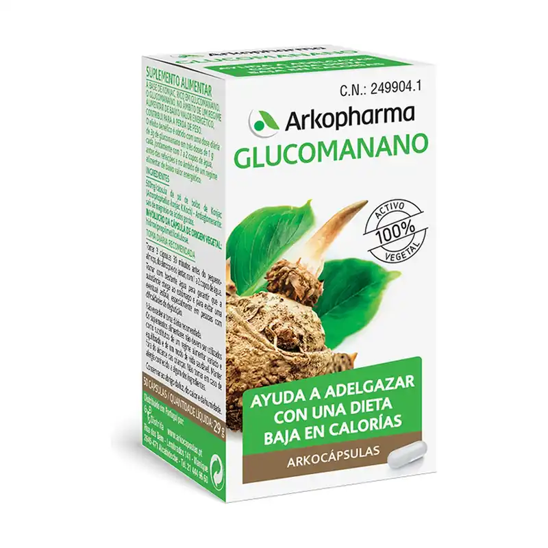Fan Favorite Arkocápsulas Glucomannan 50 capsules Arkopharma