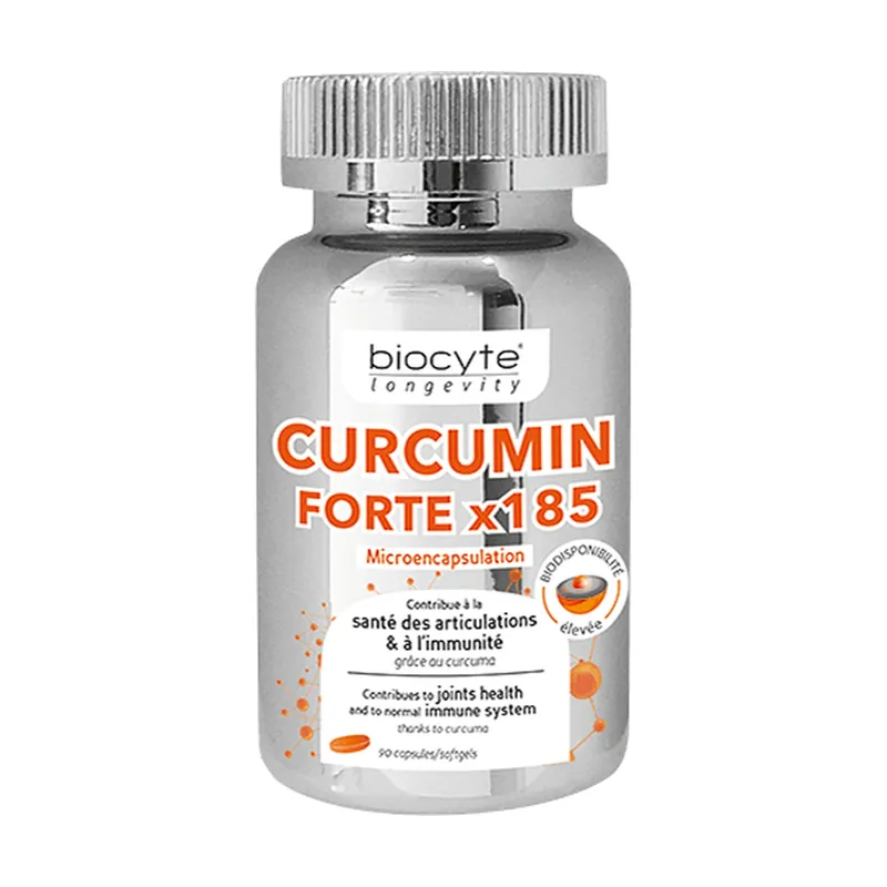Curcumin forte joints and immunity 30 capsules Biocyte Brand New