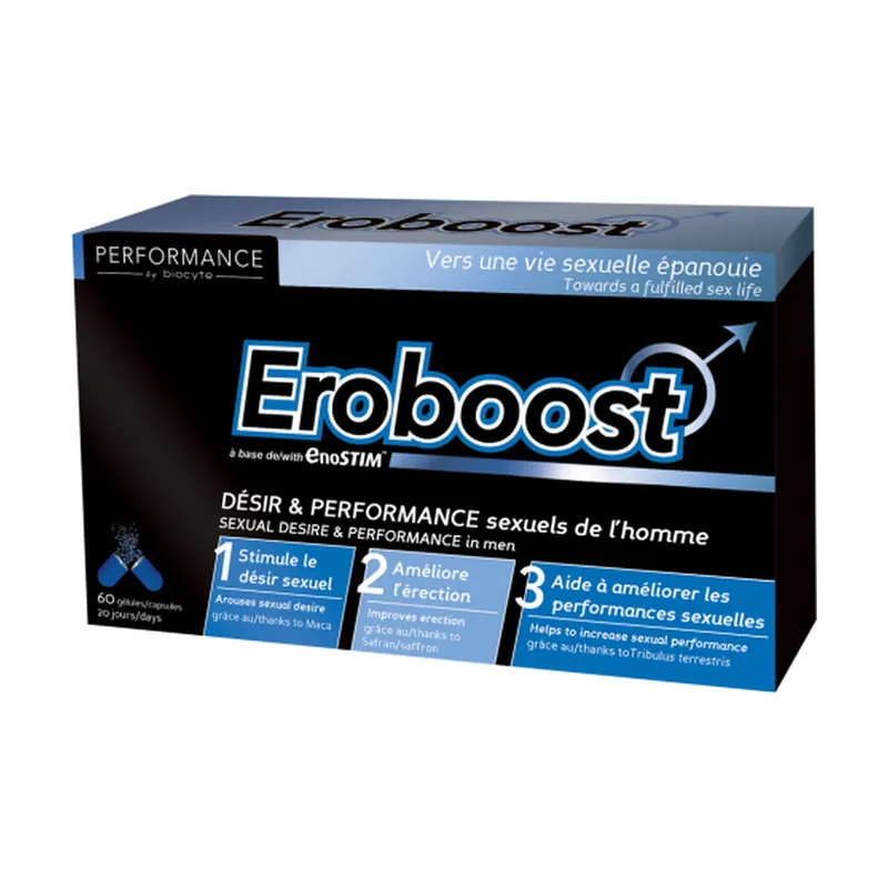 Hassle-Free Returns Eroboost 60 capsules Biocyte