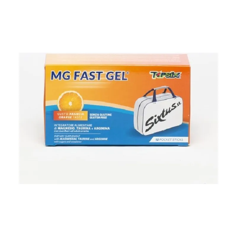 Exclusive Offer Mg Fast Gel Orange Taste 12 units Sixtus