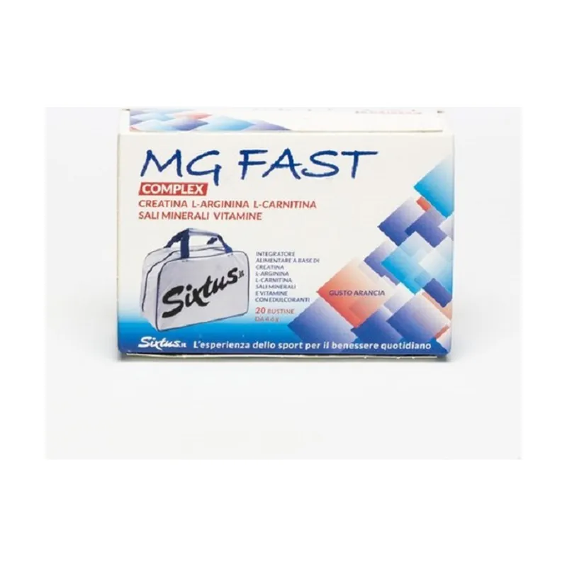 Mg Fast Complex 20 packets of 4.6g Sixtus Best Seller
