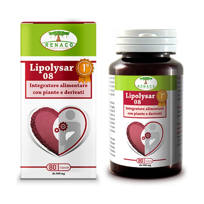 Low Price Lipolysar 08 Monascus 80 tablets of 500mg Renaco