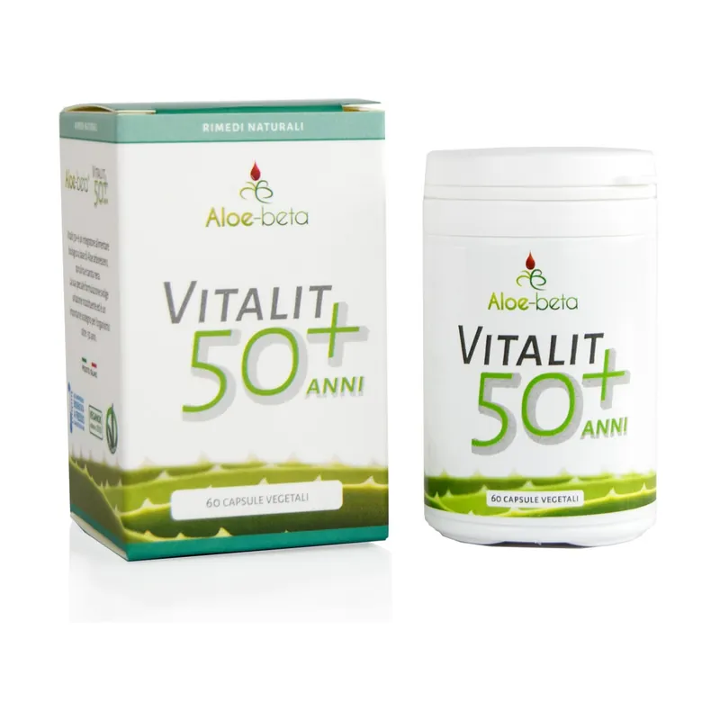 Vitality 50+ years 60 vegetable capsules Aloe-beta Deal