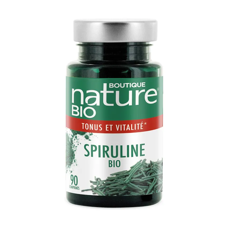 Get Yours ORGANIC Spirulina 90 tablets Boutique Nature