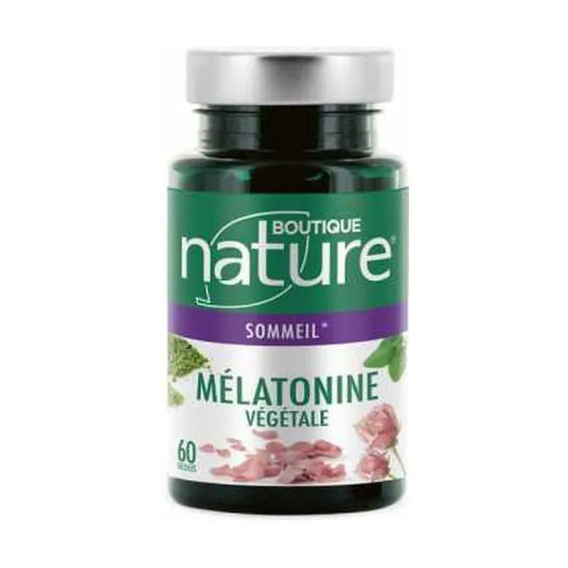 Vegetable melatonin 60 vegetable capsules Boutique Nature Brand New