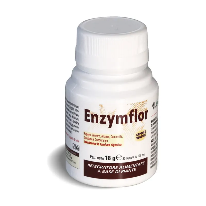 Factory Price Enzymflor 36 vegetable capsules of 500mg AVD Reform