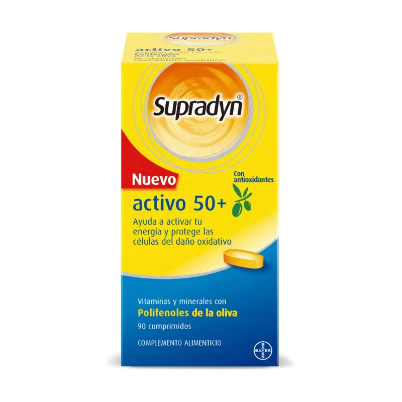 Exclusive Offer Supradyn Vital 50 + Antioxidant 90 tablets Supradyn