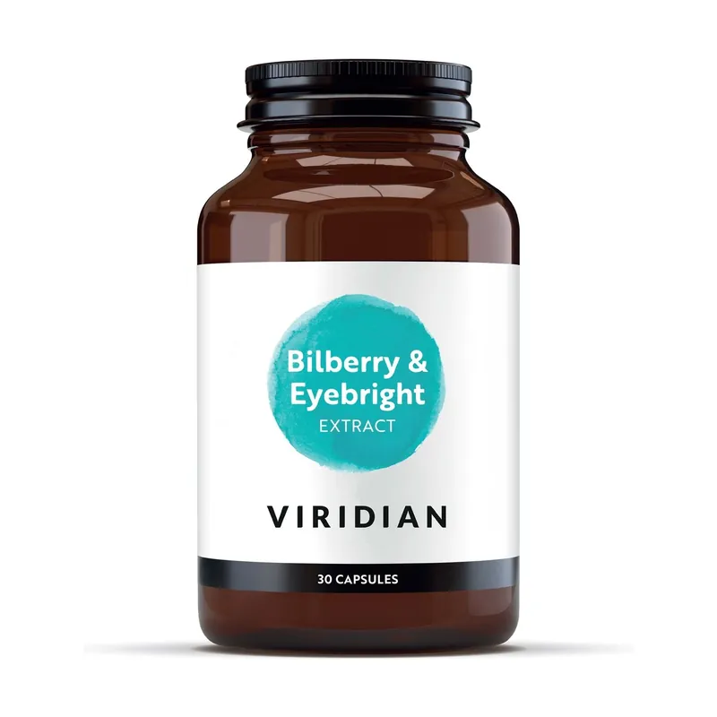 Place Order Bilberry and Euphrasia 30 vegetable capsules Viridian