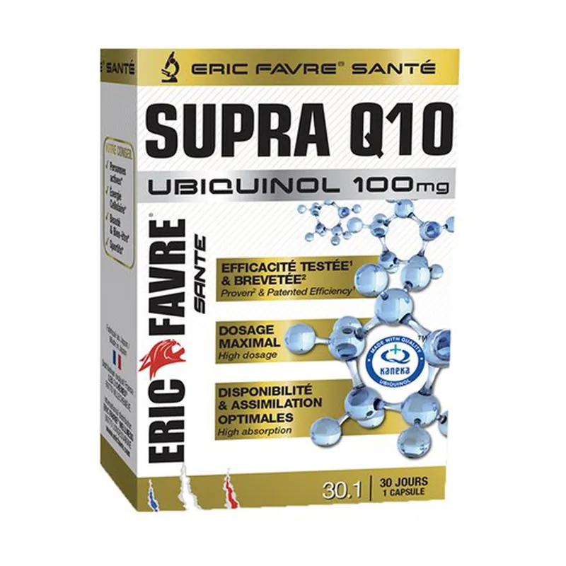 Supra Q10 ubiquinol 30 30 tablets Eric Favre Shop Now