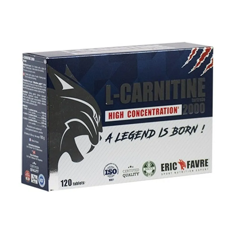Lcarnitine 2000 120 tablets Eric Favre Authentic