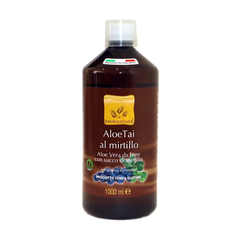 AloeTai with Blueberry Aloe Vera Juice With Blueberry 97.2% 1 L Benessence Super Sale