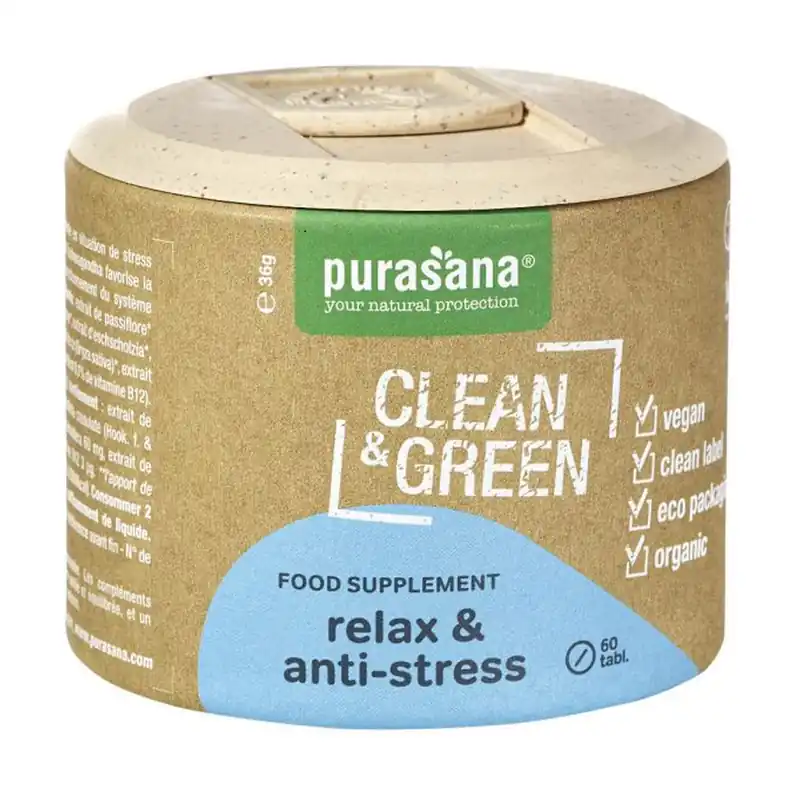 Relax & anti-stress 60 tablets Purasana Luxury