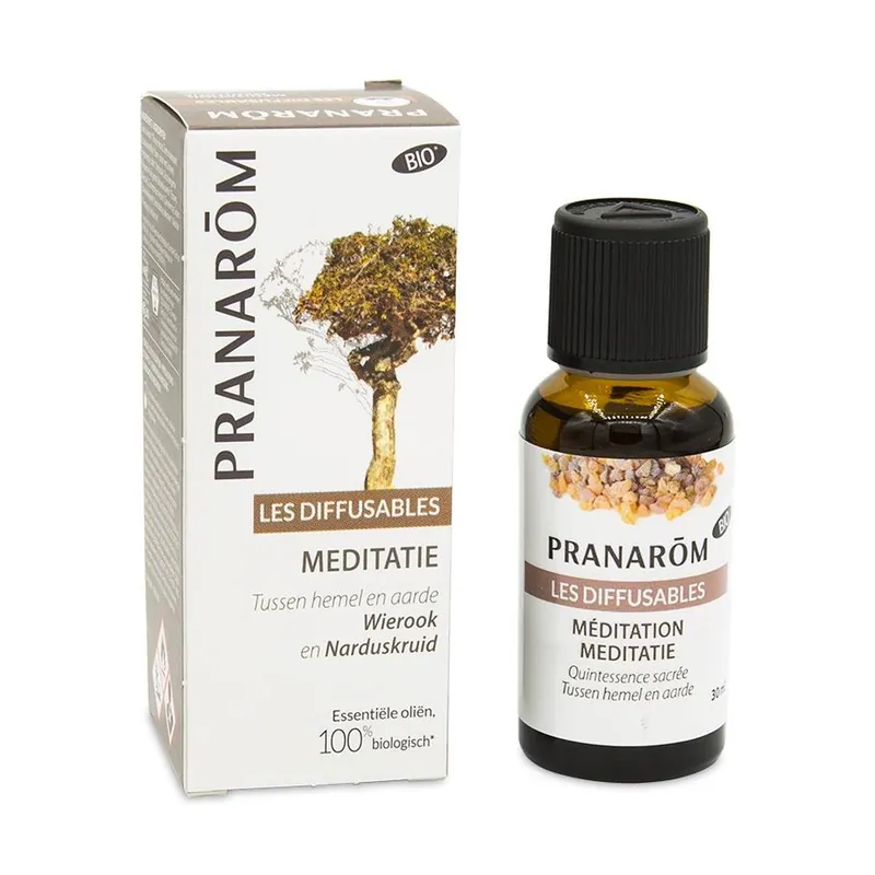 Secure Checkout The diffusables ORGANIC meditation 30 ml of essential oil Pranarom