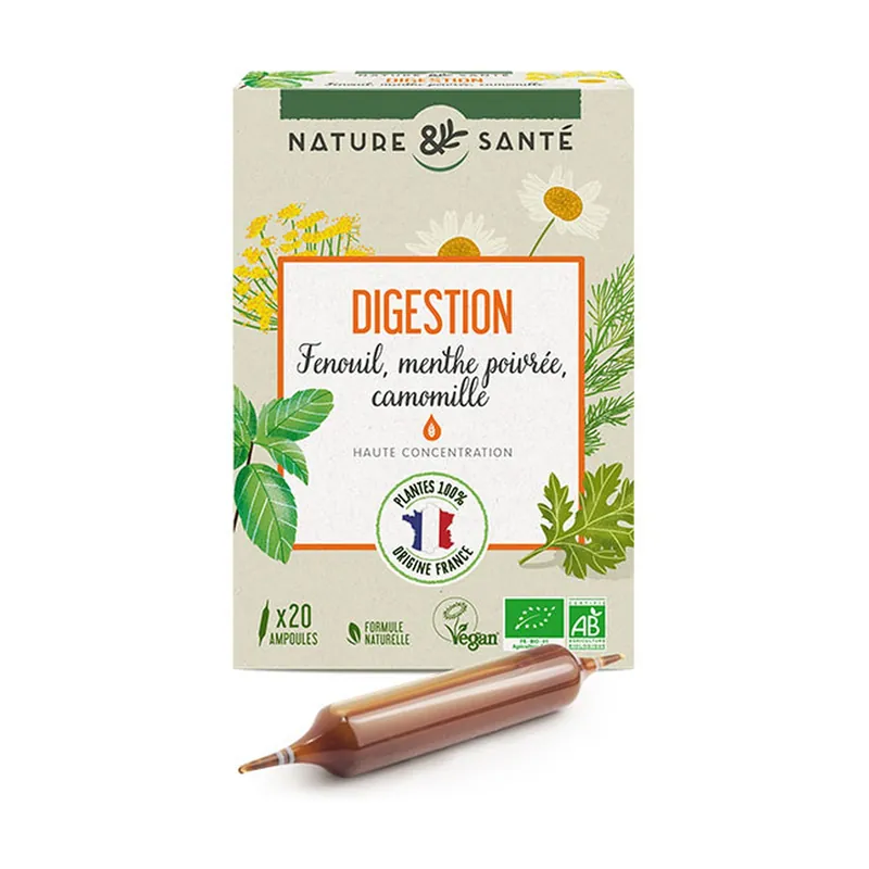 Organic Digestion Bulbs 20 ampoules Nature et Sante Cheap