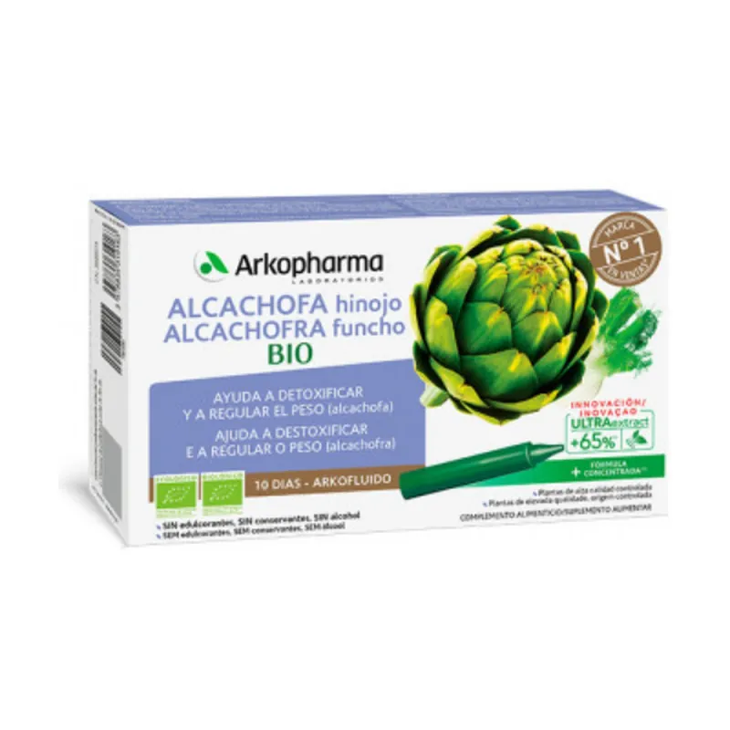 Fennel and Artichoke 10 ampoules Arkopharma Secure Checkout