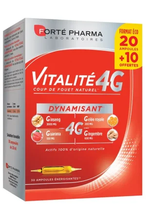 Trending Vitality 4G Energizing 30 ampoules Forté Pharma