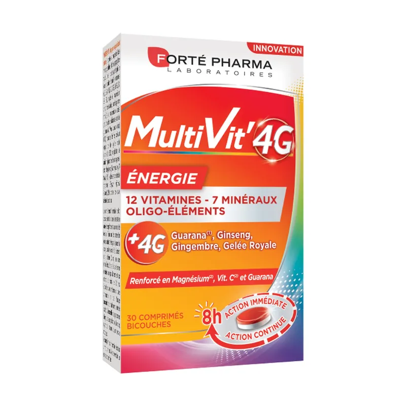 Reduced Price Multivit ‘4G Energy 30 capsules Forté Pharma